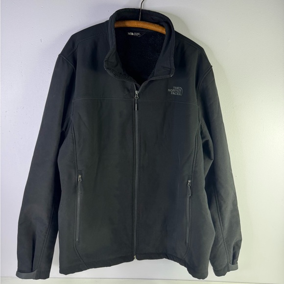 The North Face Windwall fleece lined Jacket men’s size XXL  Black